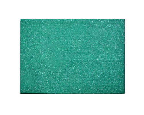 Набор Фетр Santi мягкий с глит. зеленый 21*30см (10л) код: 741814