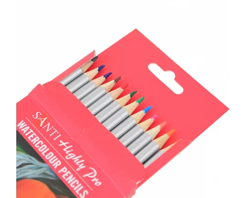Набір акварельних олівців Santi Highly Pro 12 шт код: 742383