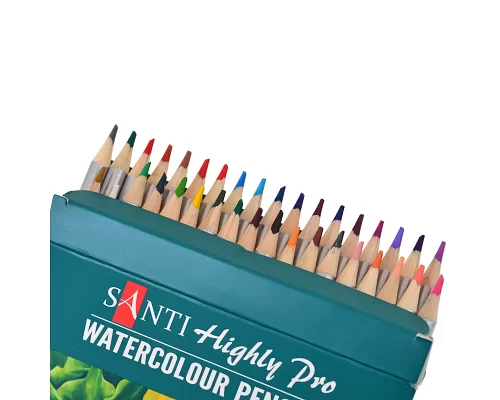 Набір акварельних олівців Santi Highly Pro 36 шт код: 742387
