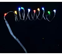Электрогирлянда Yes Fun LED-нить 10 ламп многоцветная 055 м. 1 реж.мигания серебрян 801099