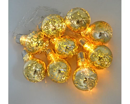 Электрогирлянда Yes Fun Лампочки цвет: золотой свет: молочно-белый 10 шт. 200 см 801147