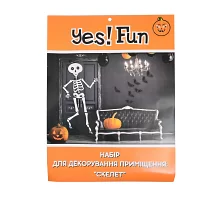 Набір Yes Fun для декорування приміщення до Хелловіну Скелет код: 973531