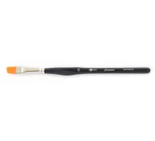 Кисть художественные синтетика Santi Sensation короткая ручка с изгибом угловая №10. код: 310753