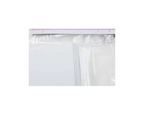 Набор белых текстурированных заготовок для открыток 10см*20см 250г/м2 5шт. код: 952230