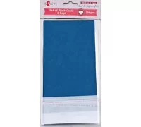 Набір темно-синіх заготовок для листівок 10см*20см 230г/м2 5шт. код: 952288