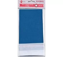 Набор темно-синих заготовок для открыток 10см*20см 230г/м2 5шт. код: 952288