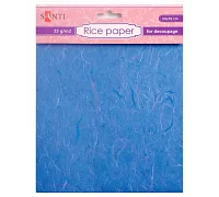 Рисовая бумага голубая 50*70 см код: 952717