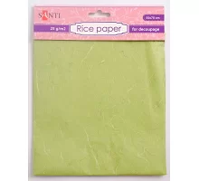 Рисовая бумага зеленая 50*70 см код: 952722