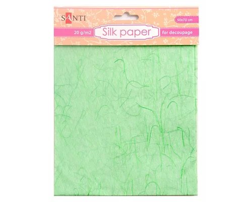 Шелковая бумага зеленая 50*70 см код: 952733