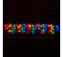 Электрогирлянда уличная бахрома 80 LED влагозащищенная многоцветная 5,5 м YES! Fun (801168)
