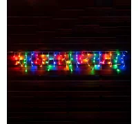 Электрогирлянда уличная бахрома 80 LED влагозащищенная многоцветная 5,5 м Yes! Fun (801169)