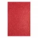 Фоамиран ЕВА червоний з глітером з клейовим шаром 200*300 мм товщ. 17 мм 10 л. код: 742690