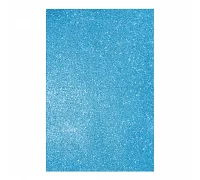 Фоамиран ЭВА голубой с глиттером с клеевым слоем 200*300 мм толщ. 17 мм 10 л. код: 742693