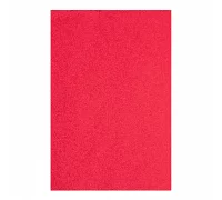 Фоамиран ЕВА махровий червоний 200*300 мм товщина 2 мм 10 листів код: 742738