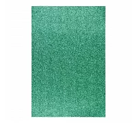 Фоамиран ЭВА зеленый с глиттером 200*300 мм толщина 17 мм 10 листов код: 742671