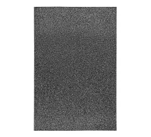 Фоамиран ЕВА чорний з глітером 200*300 мм товщина 17 мм 10 листів код: 742673