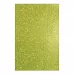 Фоамиран ЕВА жовто-зелений з глітером 200*300 мм товщина 17 мм 10 листів код: 742683