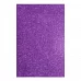 Фоамиран ЕВА фіолетовий з глітером 200*300 мм товщина 17 мм 10 листів код: 742684