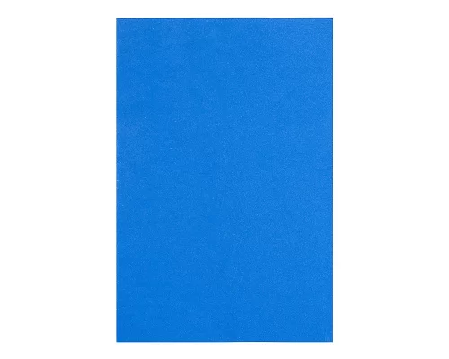 Фоамиран ЕВА синій з клейовим шаром 200*300 мм товщина 17 мм 10 листів код: 742726