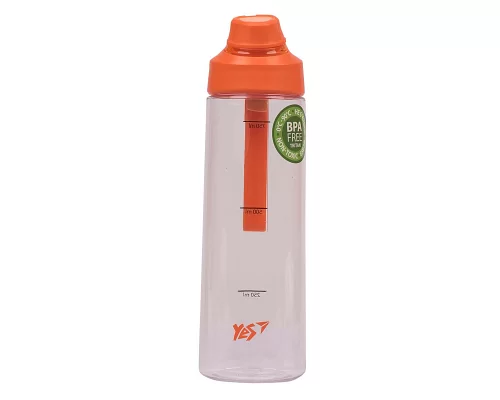Бутылка для воды YES 850 мл оранжевая (707622))