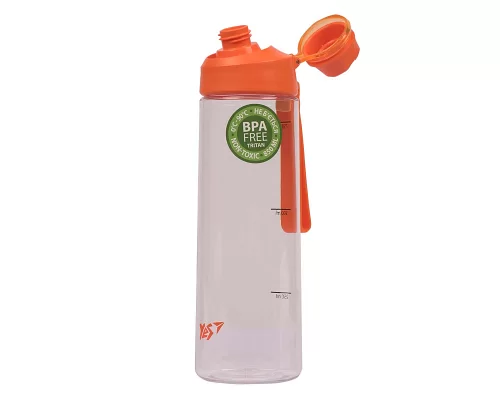 Пляшка для води YES 850 мл помаранчева (707622))