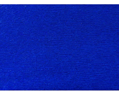 Бумага гофрированная металлизированная синяя 20% (50см*200см) (703007)