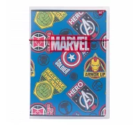 Тетрадь А4 48 клетка Пластиковая папке с рисунком Marvel Hero (764426)