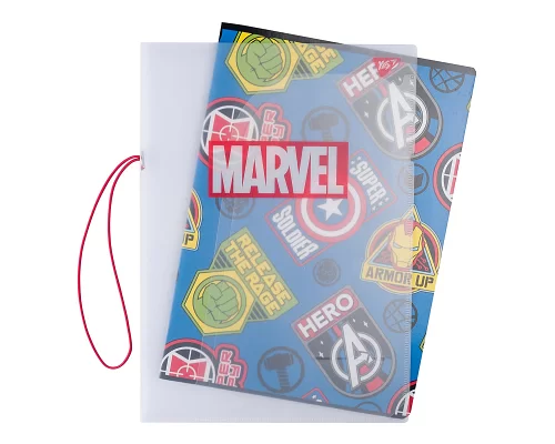 Тетрадь А4 48 клетка Пластиковая папке с рисунком Marvel Hero (764426)