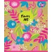 Тетрадь школьная А5 18 клетка YES Flowers Art Крафт набор 10 шт. (765080)