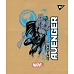 Зошит шкільна А5 18 клітка YES Avenger Крафт набір 10 шт. (765084)