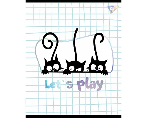 Зошит шкільна А5 12 клітка YES Playful Kitties набір 10 шт. (765142)