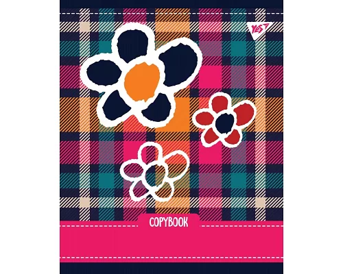 Зошит шкільна А5 18 клітка YES Tartan Fun набір 10 шт. (765196)