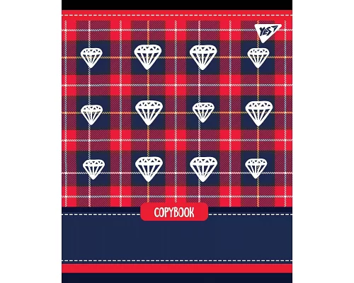 Зошит шкільна А5 18 клітка YES Tartan Fun набір 10 шт. (765196)