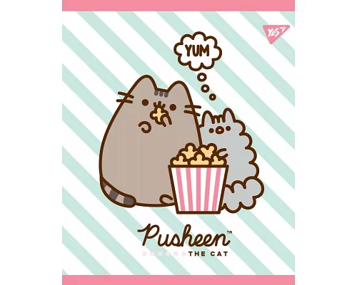 Зошит шкільна А5 12 лінія YES Pusheen Sweet Cat набір 10 шт. (765172)
