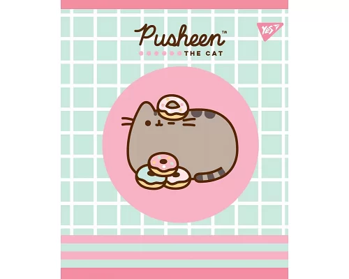 Зошит шкільна А5 12 лінія YES Pusheen Sweet Cat набір 10 шт. (765172)