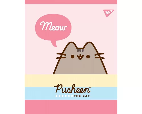 Зошит шкільна А5 12 лінія YES Pusheen Sweet Cat набір 10 шт. (765172)