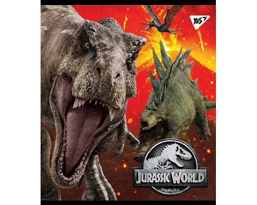 Зошит шкільна А5 24 лінія YES Jurassic World набір 10 шт. (765322)