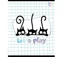 Тетрадь школьная А5 48 клетка YES Playful Kitties набор 5 шт. (765275)