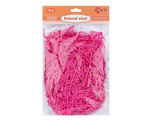Наповнювач паперовий гофрований SANTI 30 г яскраво-рожевий (742826)