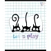 Тетрадь школьная А5 48 линия YES Playful Kitties набор 5 шт. (765294)