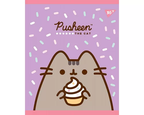 Зошит шкільна А5 18 клітка YES Pusheen Sweet Cat набір 10 шт. (765191)