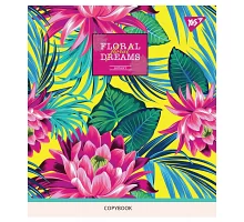 Тетрадь школьная А5 48 клетка YES Tropical Paradise набор 5 шт. (765279)