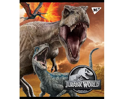 Зошит шкільна А5 48 лінія YES Jurassic World набір 5 шт. (765326)