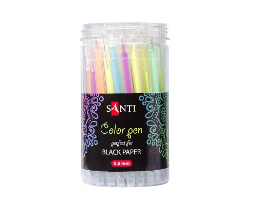 Ручка гелевая SANTI цветная в ассортименте (420365)