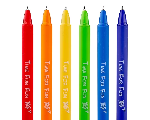 Ручка масляна YES Funny monsters автоматична 07 мм синя (412006)