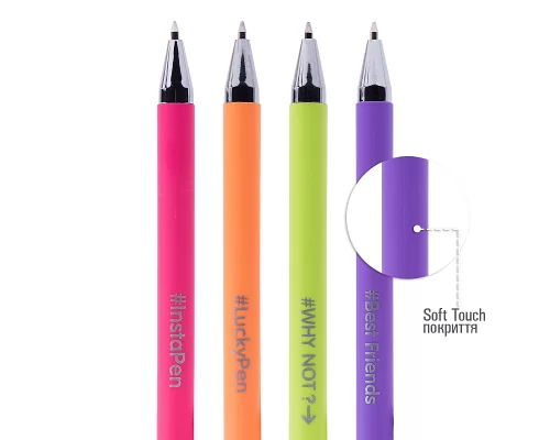 Ручка кулькова YES Lucky Pen 07 мм автоматична (411967)