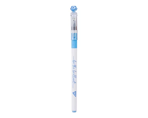 Ручка YES шарико-масляная Little diamond 07мм синяя (412072)