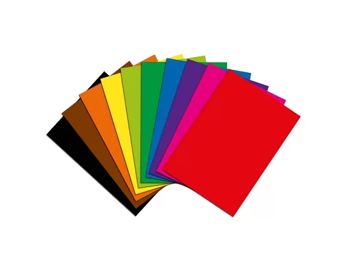 Набір кольорового паперу одностороннього 1Вересня А4 (10 арк.) (953918)