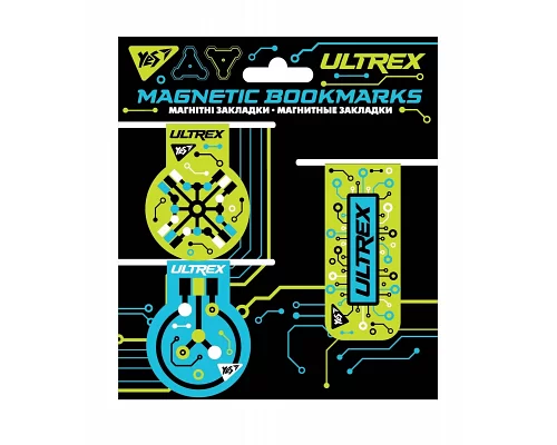 Закладки магнитные YES Ultrex 3 шт. (707619)