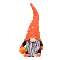 Мягкая игрушка Yes Fun Хеллоуин Гном с тыквой 29 см (973736)